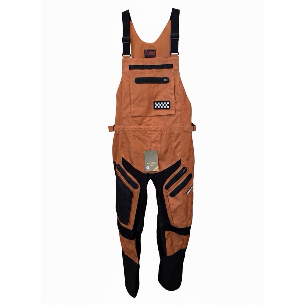 MENDLOR Motorcycle Bibs Racing Suit Motoralls Pants Khaki Size 38 NWT